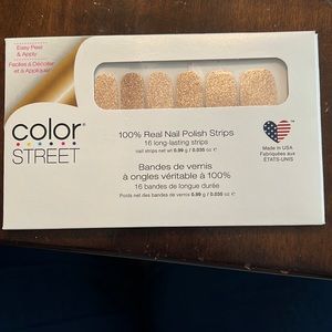 Color Street Nail Strips-Gold glitter